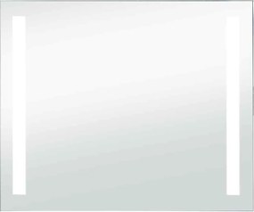 vidaXL Oglindă cu LED de perete pentru baie, 80 x 60 cm