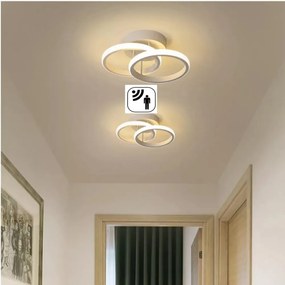 Lustra LED Plafoniera Cu Senzor, Elit's 6128Y-WH, 26w, 24cm