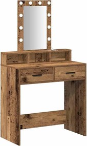 vidaXL Masă de Machiaj cu sertar Maro 79 x 41 x 140 cm Lemn compozit