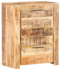 320215 vidaXL Servantă, 59 x 33 x 75 cm, lemn de mango nefinisat