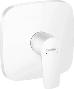 Baterie dus incastrata Hansgrohe Talis E monocomanda alb mat