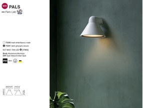 Aplica de perete exterior design modern IP65 PALS alba
