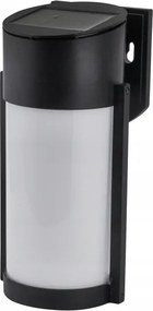LED Lampă de perete solară LED/3,7V 300 mAh IP44 neagră