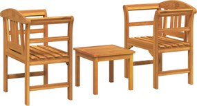 vidaXL Set de lounge cu trandafir de grădină 3 pcs