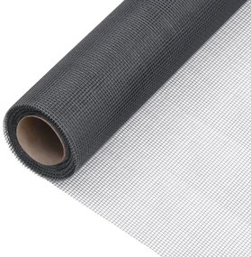 vidaXL Plasă de sârmă, gri, 100x500 cm, fibră de sticlă