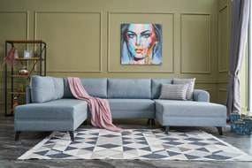 Coltar Living Belen, Albastru