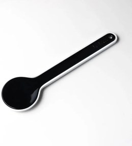 Set 2 tacamuri servire salata Trebonn 1524140, 27,5 cm, Melamina, Alb/Negru