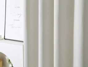 Perdea alb-crem OXFORD 140x250 cm Agatat: Inele metalice