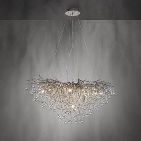 Lustră pe cablu ICICLE 10xG9/40W/230V Paul Neuhaus 2192-55