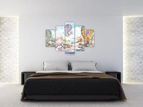 Tablou - Expediție în nori (150x105 cm)