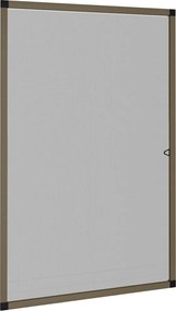 vidaXL Plasă de insecte pentru ferestre, maro, 80x120 cm