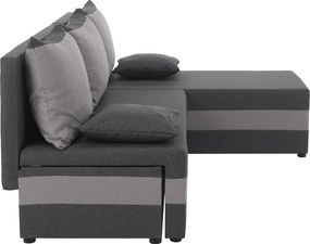 Set de canapea universal, gri/gri deschis, PAGI COLţ UNI