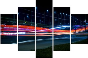 Tabloul orașului nocturn (150x105 cm)