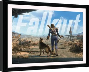 Poster înrămat Fallout 4 - Sole Female Survivor