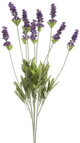Floare artificiala verde / violeta din plastic si metal, ø 10 x h66 cm, Lavanda Mauro Ferreti
