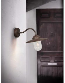 Lampă de perete de exterior Nordlux LUXEMBOURG 1xE27/60W/230V IP54 maro/patină