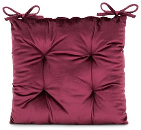 Pernă de scaun din catifea 40x40 cm Aleksa – Restilo