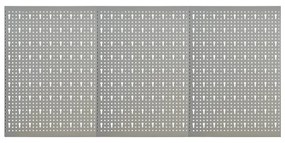 vidaXL Panouri pentru scule de perete, 3 buc., 40 x 58 cm, oțel