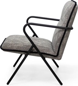 Fotoliu lemn masiv Sixty Cadru Metalic și Design Modern Personalizabil