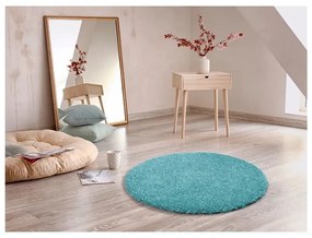 Covor rotund Universal Aqua Liso, ø 100 cm, albastru deschis