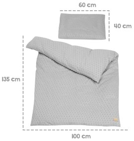 Lenjerie de pat pentru copii pentru pătuț 100x135 cm Lil Planet – Roba