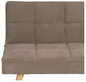 Canapea bej extensibilă cu tapițerie din chenille 175 cm – Ixia