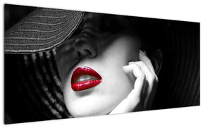 Tablou - Femeie cu pălărie (120x50 cm)