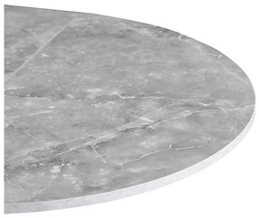 Masă de sufragerie extensibilă Amero (beton + negru) (pentru 4-6 persoane). 1116192