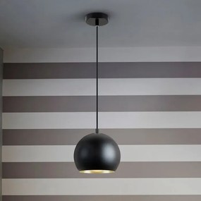 Pendul din metal negru cu auriu Olena 18cm