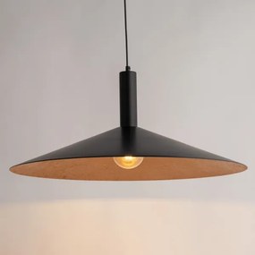 Lustră pe cablu CAPRI 1xE27/15W/230V d. 70 cm negru/cupru