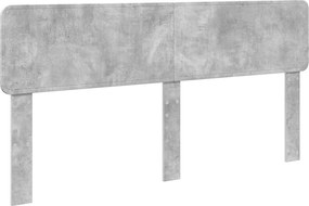 vidaXL Tăblie cap Gri din beton 180 cm Lemn compozit