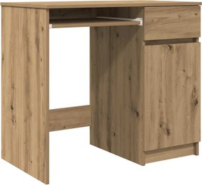 vidaXL Birou Artisan Stejar 86x49x76 cm Lemn prelucrat