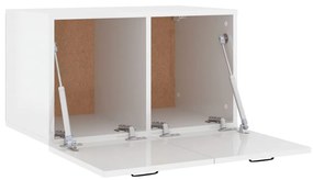 Dulap de perete, alb extralucios, 60x36,5x35 cm, lemn compozit 1, Alb foarte lucios