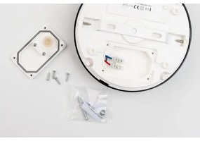 Plafonieră LED pentru baie Brilagi PERA LED/12W/230V d. 18 cm IP65 negru