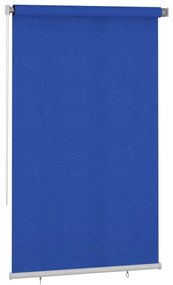 Jaluzea tip rulou de exterior, albastru, 140x230 cm, HDPE Albastru, 140 x 230 cm