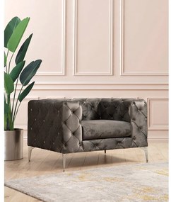 Fotoliu gri antracit Como – Artie