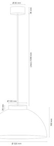 Pendul design scandinav TRE