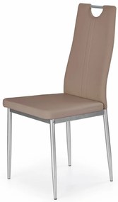 Scaun K202 piele ecologica cappucino