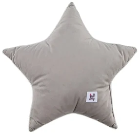 Perna decorativa de catifea STAR SILVER