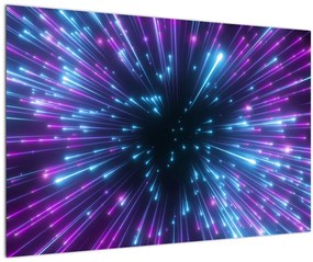Tablou - Spațiu neon (90x60 cm)