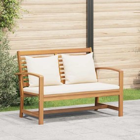 vidaXL Bancă de grădină Maro 110 x 64 x 76.5 cm Lemn masiv de tec