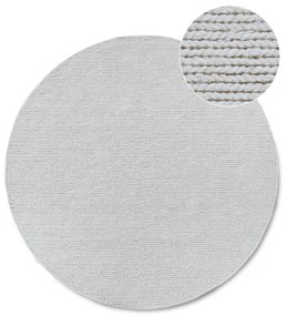 Covor alb țesut manual rotund din lână ø 200 cm Francois – Villeroy&amp;Boch