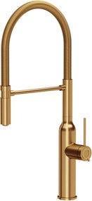 Baterie bucatarie cu pipa flexibila Quadron Unique Q-Line Marilyn finisaj cupru
