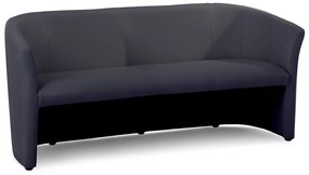Canapea Cuba, trei locuri, neagra