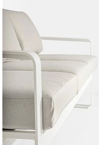 Canapea de grădină albă din aluminiu Merrigan – Bizzotto