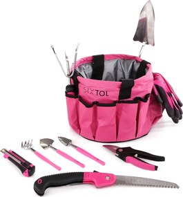 Set scule grădină Sixtol Garden pink, 10 buc.