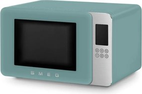 Cuptor cu microunde cu gratar 4in1 SMEG Collezione MOC01EGMEU, 1900 W, 29 l, 18 programe, Inchidere lina, Semnal sonor, Ecran LCD, Verde