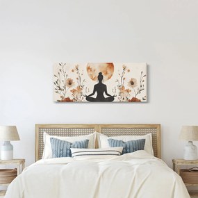 Tablou - Yoga Portocalie (120x50 cm)