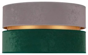 Plafonieră Duolla DUO 1xE27/15W/230V d. 40 cm gri/verde/auriu