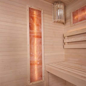 Vnútorná sauna Vantaa 175 so soľnými kameňmi